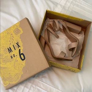 WORN ONCE Mix No 6 Chunky Sandal Heels